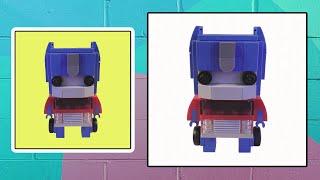 Самоделка Lego Transformers - Трансформер BrickHeadz Оптимус Прайм