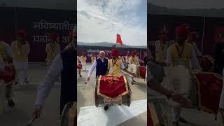 PM Modi gets a traditional welcome in Nagpur!