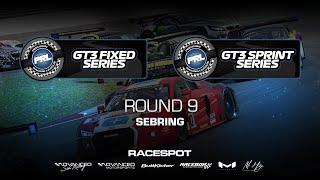 PRL GT3 Fixed & Sprint Series on iRacing | Round 9 at Sebring