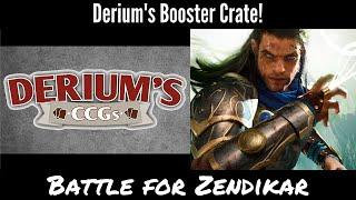 CCGcrate (Derium's) booster crate opening! Battle for Zendikar!