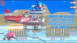 How to make a Sky Chase/Tornado type of level in Clickteam Fusion | Sonic Mechanics Recreated