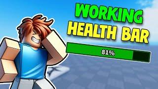 How to Make a Health Bar in Roblox Studio - Working Health Bar GUI (2024)