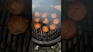 Grilled pork meatballs with cheese #shorts #bbq # grill #meat #lmmeat