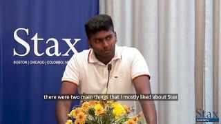 The Stax Academy Experience | Kavindu Hasaranga