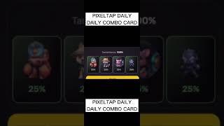 PixelTap Daily Combo Card #crypto