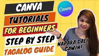 CANVA TUTORIALS FOR BEGGINERS | TAGALOG TUTORIAL STEP BY STEPS Sarah Jane Semic