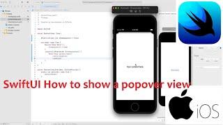 SwiftUI How to show a popover view