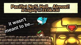 An Agonizing Spelunky Tragedy... (Pacifist No% Hell)