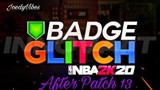 *UPDATED* NBA 2K20 CONSISTENT BADGE GLITCH AFTER PATCH 13! *NEW* (PS4 & XBOX)