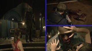 Resident Evil 2 Remake Mythbusters - How Does Mr X. Know Where You Are? & More Licker Myths