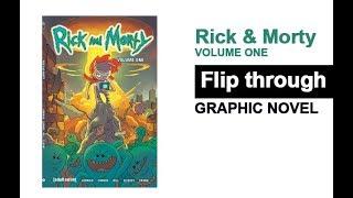 Rick and Morty Volume 1 Graphic Novel Flip Through