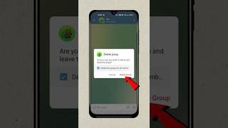 How To Delete Telegram Group  Telegram Group Kaise Delete Kare #shorts