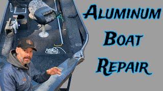 Boat Rescue: How I Saved My Friend's Damaged Aluminum Boat