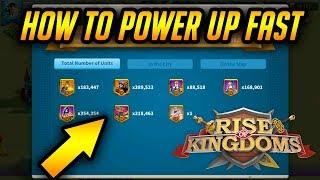 How to Power up Fast! Unlock and Trained T5 Infantry, [ 240 Days Speed ups ] | Rise of Kingdoms