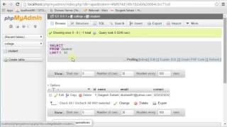 Insert Data Into MySQL Database using jQuery + AJAX + PHP Part2