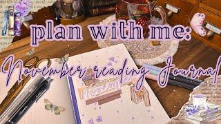 🪻PLAN WITH ME: November reading journal 🪻- spring fairytale vibes