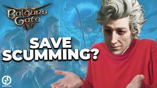 Why The Baldur's Gate 3 'Save Scumming' Argument Is DUMB!