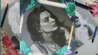 How to draw ANNE HATHAWAY