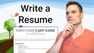 How to Make a Resume for a Job