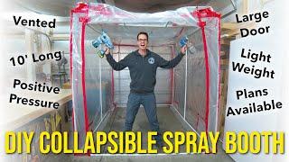 DIY Collapsible Spray Booth