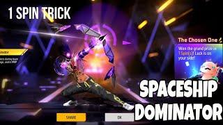 FREE FIRE NEW EVENT || SPACESHIP DOMINATOR | 1 SPIN TRICK TODAY VIDEO FREE FIRE 