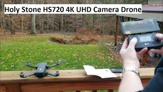 Holy Stone HS720 Foldable GPS Drone with 4K UHD Camera, Long Battery Life Includes Carrying Bag