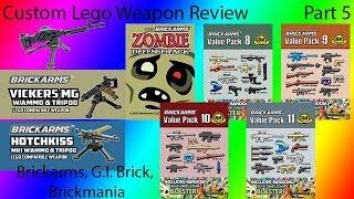 Custom Lego Weapons Review: G.I. Brick and Brickmania Brickarms Part 5