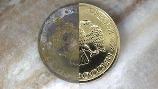 [ASMR] eagle coin / restoration / metal polishing / coin cleaning