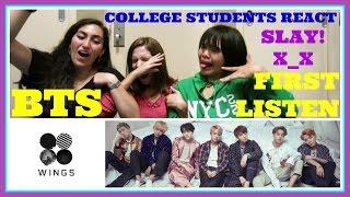 COLLEGE STUDENTS REACT TO BTS: WINGS ALBUM | FIRST LISTEN