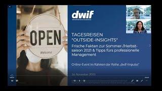 dwif Impulse: Tagesreisen "Outside-Insights"