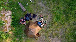 Wild camp deep in Parc National du Mercantour, French TET Section 4