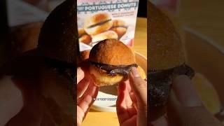 Trying Trader Joe’s New Portuguese Donuts  #traderjoes #donut #foodie