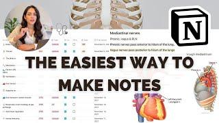 How I Use Notion to Take Effective Notes **As A Medical Student**