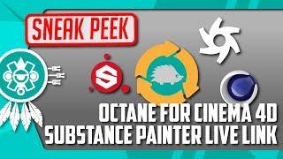 [C4D + Octane] Sneak Peek!  SUBSTANCE PAINTER Live Link for Octane in Cinema 4D