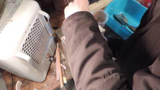 Aluminum casting, from start to finish using a plaster mold