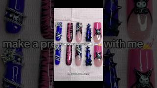 LMK WHAT U GUYS THINK️ #pressonnails #pressons #customnails #shorts #nailart #trending #y2k