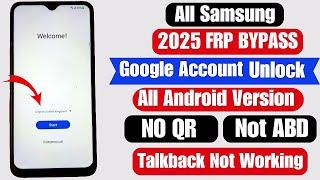 All SAMSUNG FRP BYPASS ALL ANDROID 11-12-13-14 Latest Security 2025 | No Need Talkback - No Need PC