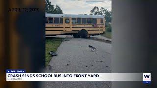 1 hospitalized following school bus crash in Lehigh Acres