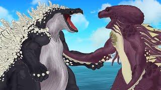 WHALE GODZILLA vs OCTOZILLA  |  EPIC BATTLE  : ShaggyZilla