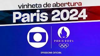 Vinheta de abertura das OLIMPÍADAS DE PARIS 2024 na TV Globo