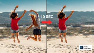 How to use content aware fill in Photoshop 2021 | Remove People in 10 Seconds with Photoshop!