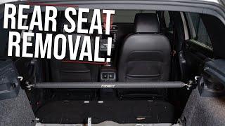 How To Remove The Rear Seats In A MK6 GTI | Both Bench and Upper Seat Backs