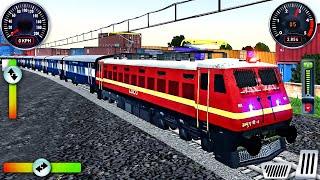 Indian Train Simulator 3D - Passenger Train Route Driving 2024 - Android GamePlay