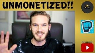 PEWDIEPIE TALKS ON YOUTUBES UNMONETIZED CONTENT | YouTube News