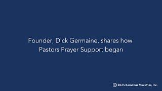 How Pastors Prayer Support Began