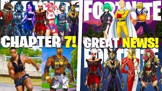 NEW Chapter 7 Battle Pass Leaks! Gala & Nordic Themes + One Punch Man & Ashton Hall in Fortnite!