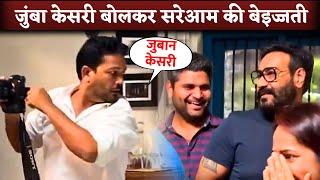 'Zubaan Kesari' Ajay Devgn Prank Gone Wrong With Cameraman On Movie Set