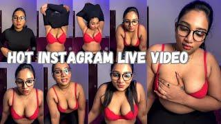 Hot Instagram Influencer Live Video || Most Viral Insta live video || Very Hot