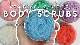 How to make Exfoliating Body Scrubs; Formulating for Beginners