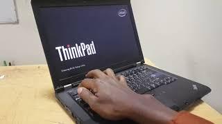 Boot lenovo thinkpad from USB